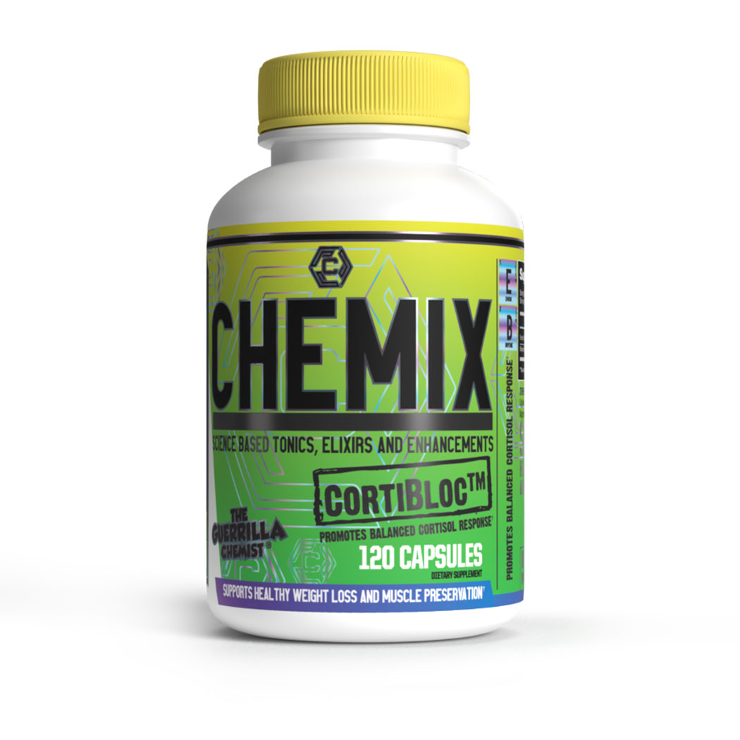 CHEMIX CORTIBLOC-(SCIENCE BASED CORTISOL BLOCKER FORMULATED BY THE GUERRILLA CHEMIST)
